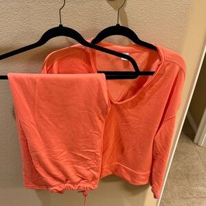 Bright Orange Lounge Set - Size Large